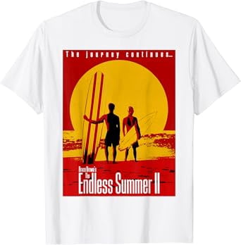 The Endless Summer II 1994 Vintage Surf Movie Poster T-Shirt