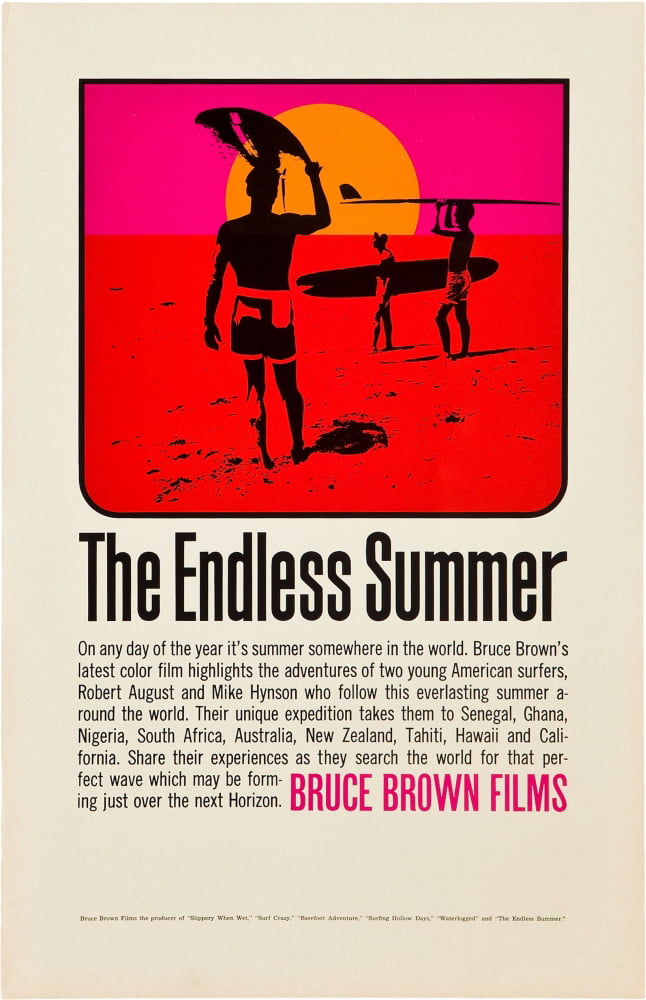 The Endless Summer Poster Art 1966. Movie Poster Masterprint (8 x