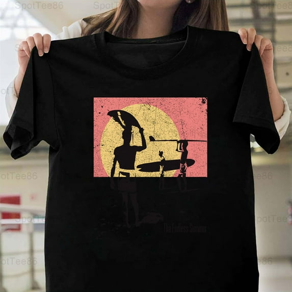 The Endless Summer Vintage Retro Classic Surf Movie Fan Graphic V15003 Unisex T-Shirt, Up to Size 5XL