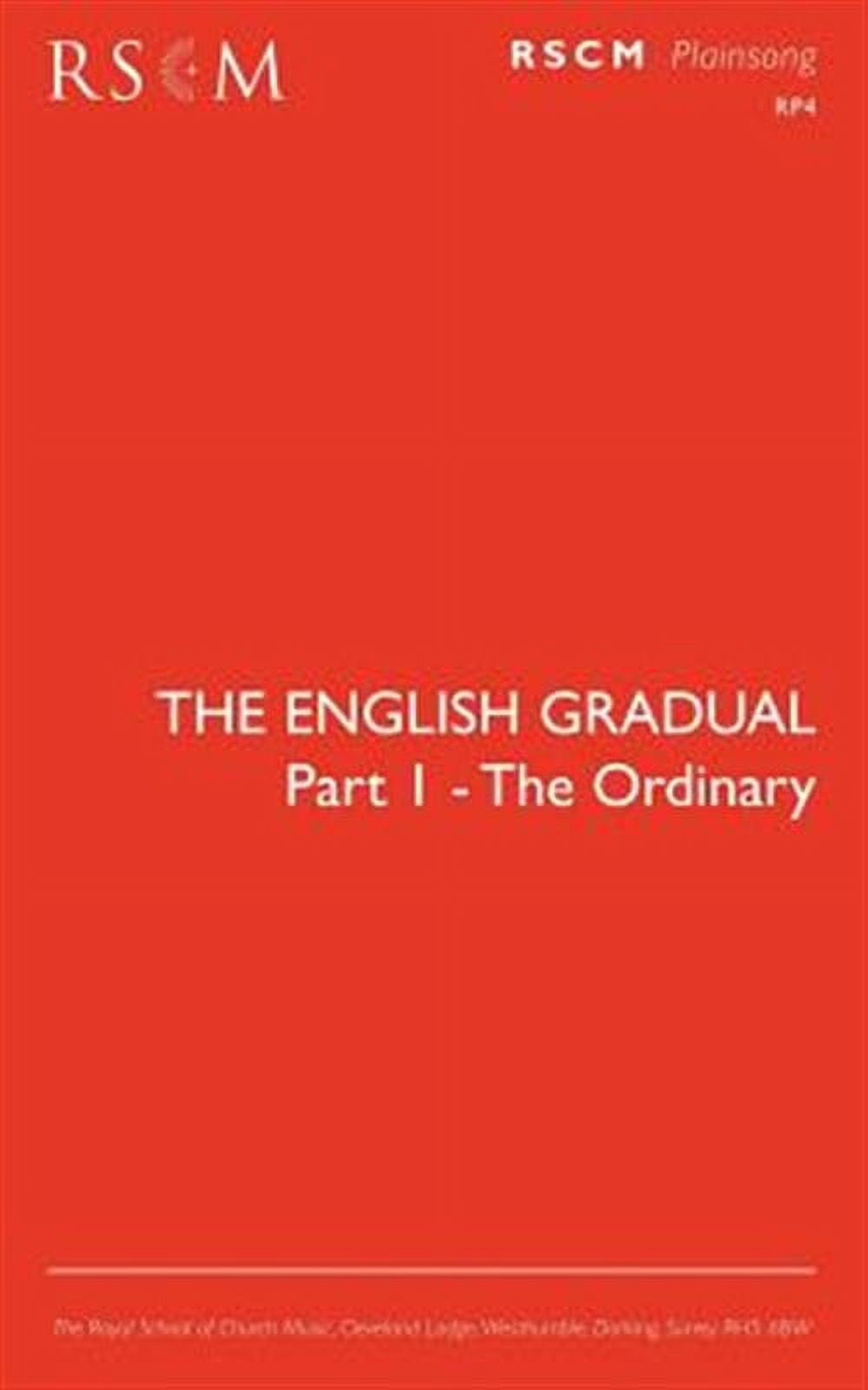 The English Gradual Part 1-The Ordinary - Walmart.com