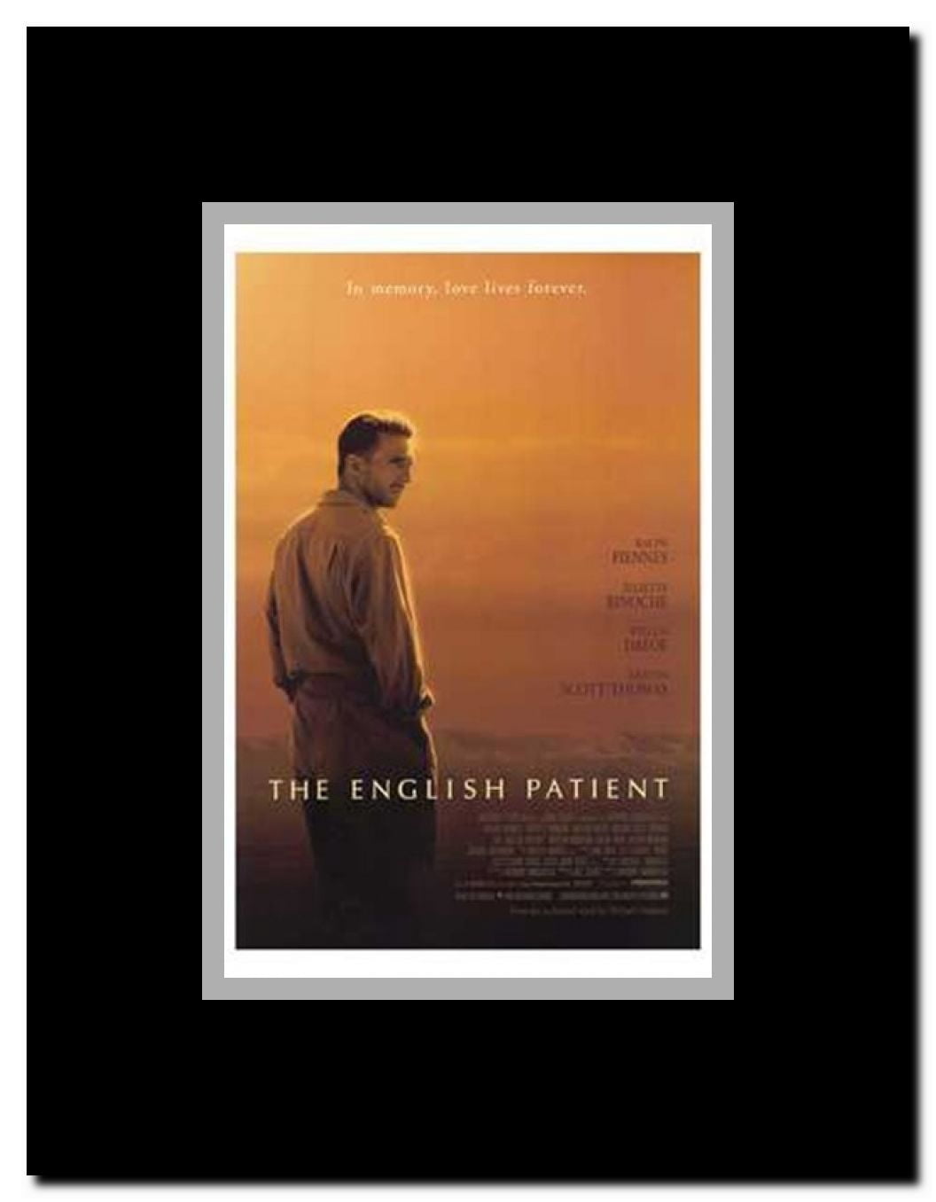The English Patient Framed Movie Poster