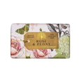 thumbnail image 1 of The English Soap Company Anniversary Wrapped Soap Bar, Luxury Floral Shea Butter Soap Bar, Rose and Peony Scent 190g, 1 of 9