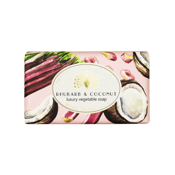 The English Soap Company Heritage Rhubarb and Coconut Soap 190g