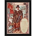 thumbnail image 1 of The Englishman 28x36 Large Black Ornate Wood Framed Canvas Art by Walter Crane, 1 of 2