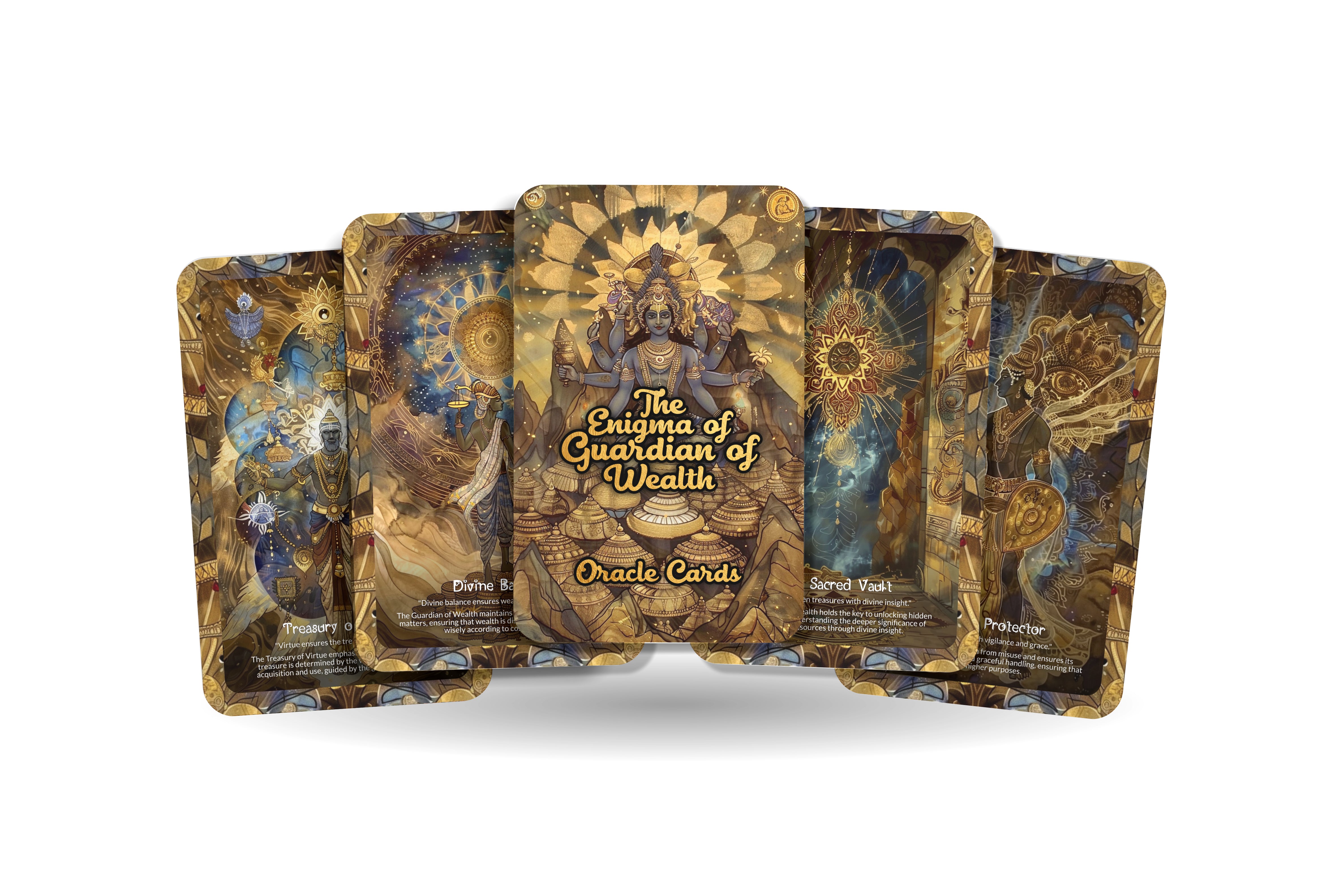 The Enigma of Guardian of Wealth Oracle Cards 22 Oracle Cards