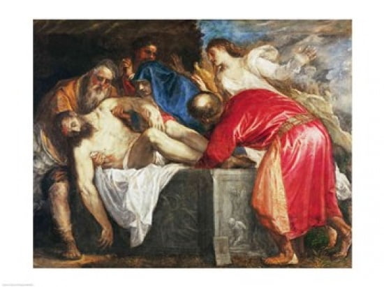The Entombment of Christ 1559 Canvas Art - Titian (24 x 18)