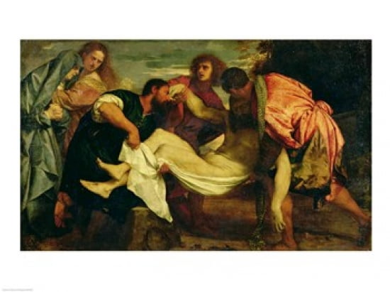The Entombment of Christ Canvas Art - Titian (24 x 18)