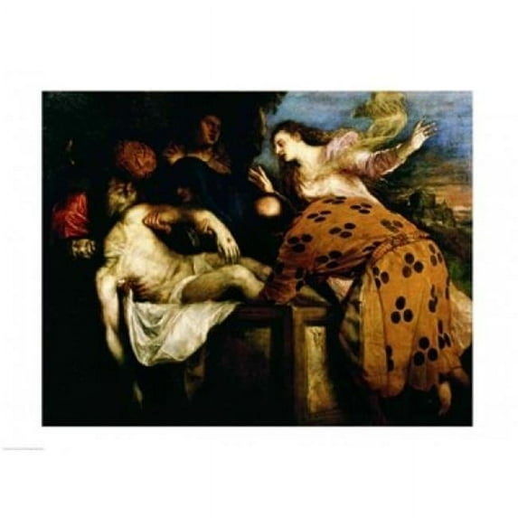 The Entombment of Christ Poster Print by Titian - 36 x 24 in. - Large