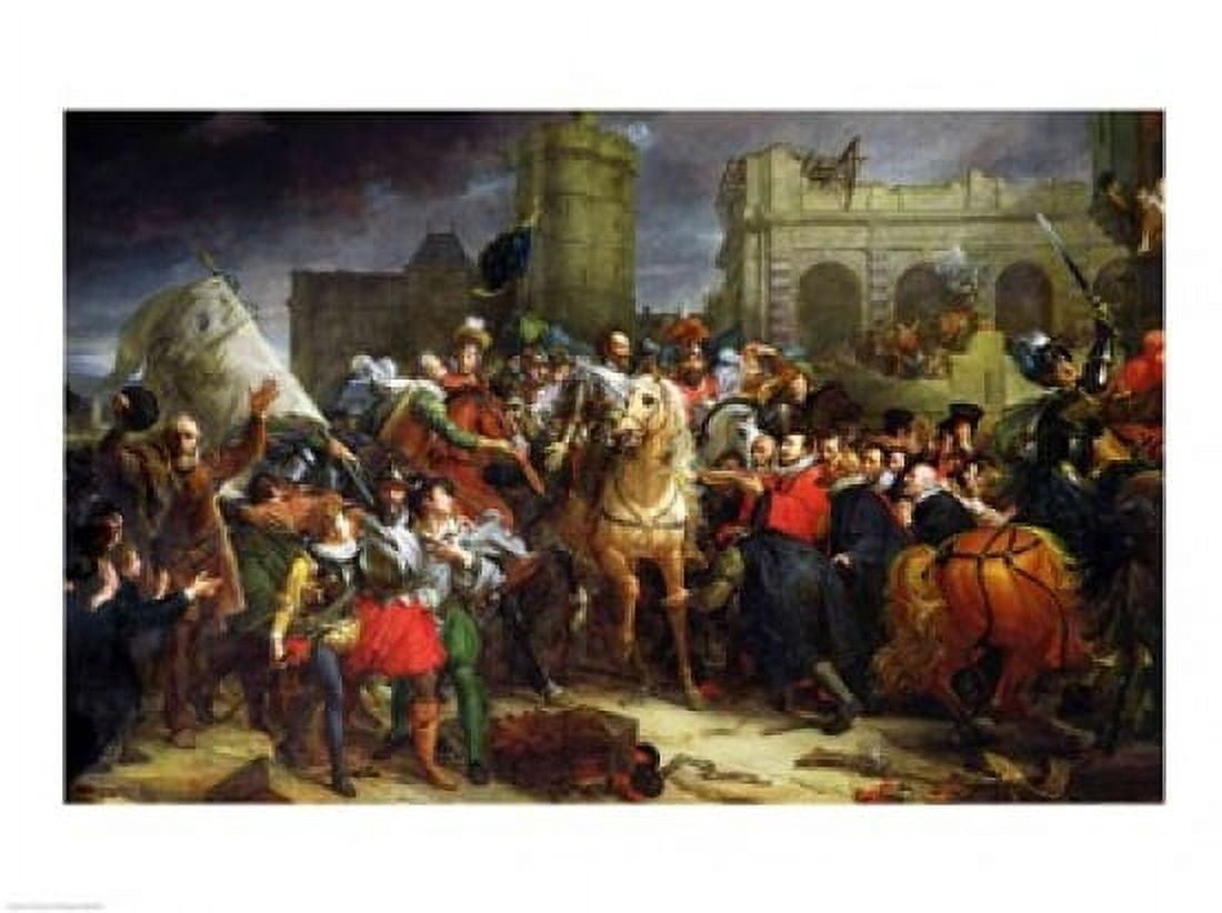 The Entry of Henri IV Canvas Art - Francois Gerard (24 x 18)