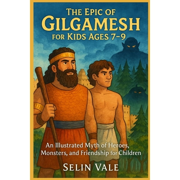 The Epic of Gilgamesh for Kids Ages 7-9: An Illustrated Myth of Heroes, Monsters, and Friendship for Children, (Paperback)