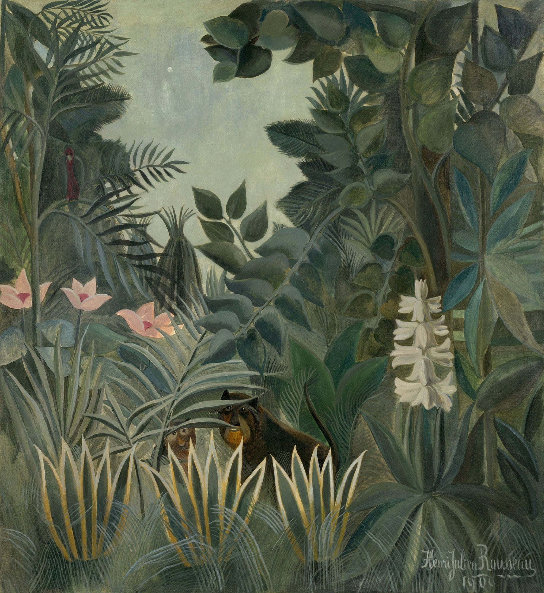 The Equatorial Jungle Canvas Art -  (24 x 36)