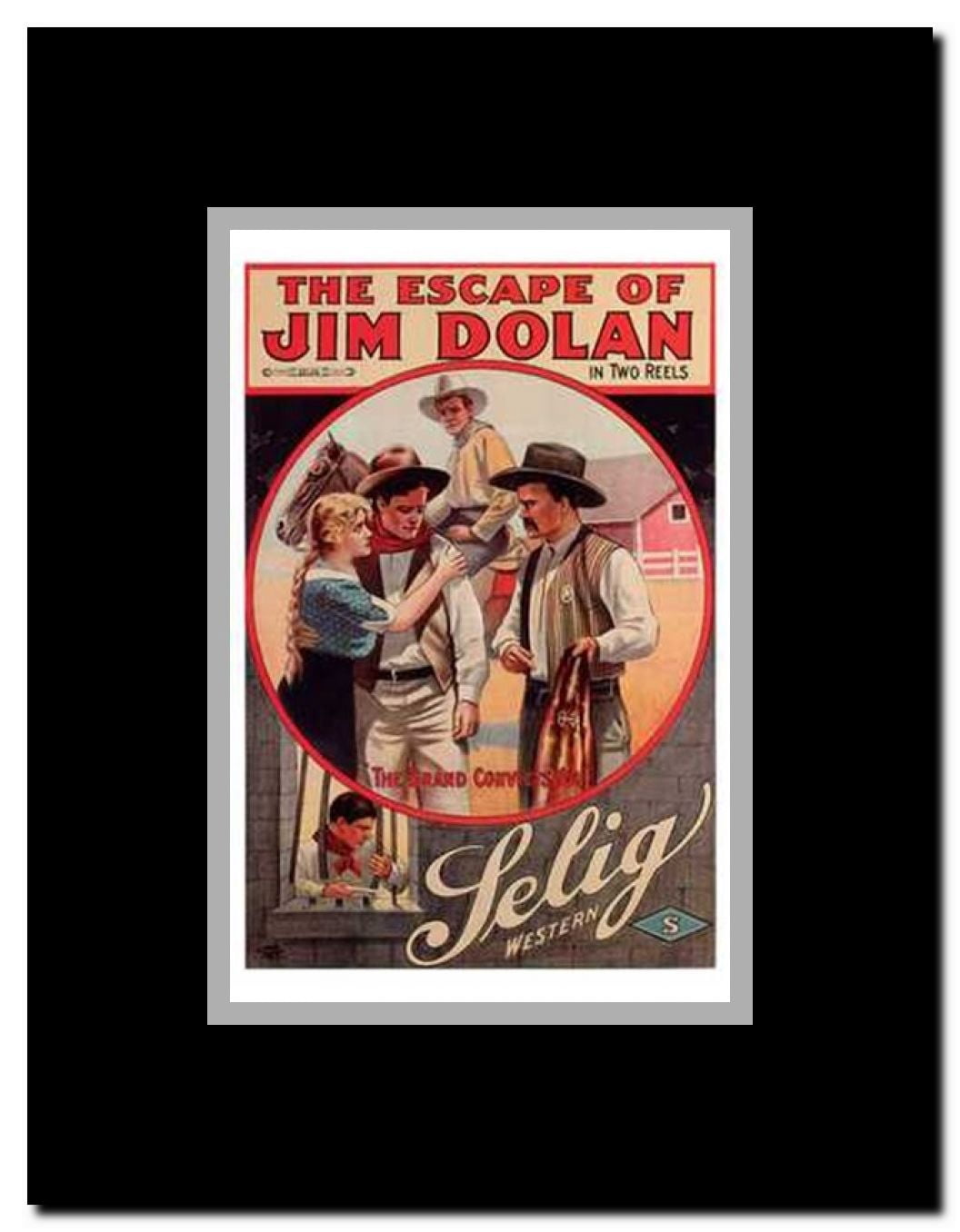 The Escape of Jim Dolan Framed Movie Poster