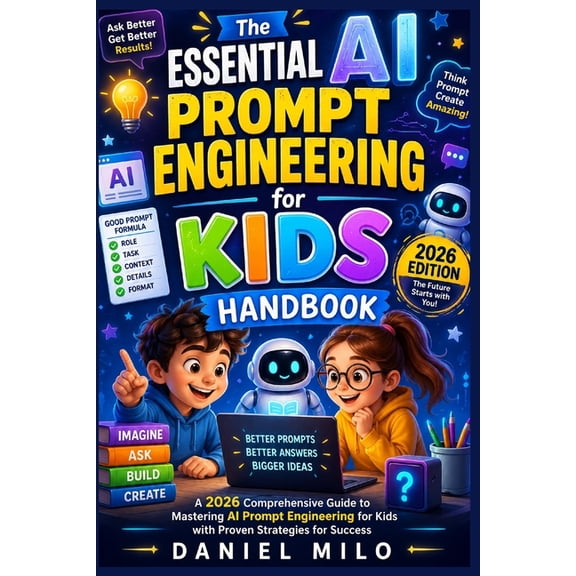 The Essential AI Prompt Engineering for Kids Handbook: A 2026 Comprehensive Guide to Mastering AI Prompt Engineering for, (Paperback)