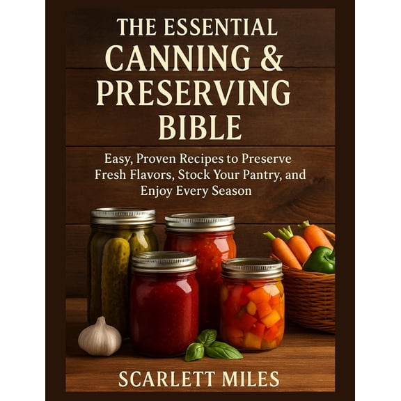 The Essential Canning And Preserving Bible: Easy, Proven Recipes to Preserve Fresh Flavors, Stock Your Pantry, and Enjoy, (Paperback)