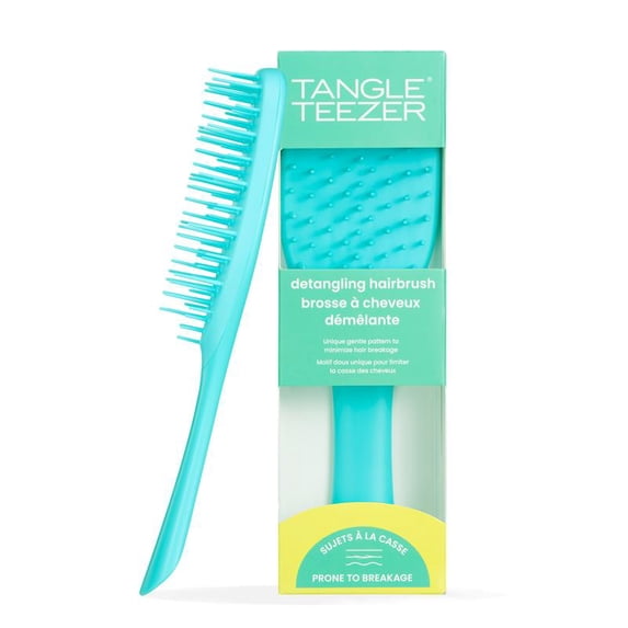 The Essential Detangler® by Tangle Teezer® for Extra Gentle Hair, Turquoise Green