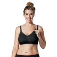 thumbnail image 1 of The Essential Embrace Nursing Brace -- Style 122DE (34D/E, Black Purple), 1 of 2