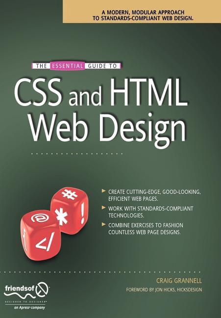 The Essential Guide to CSS and HTML Web Design, (Paperback)