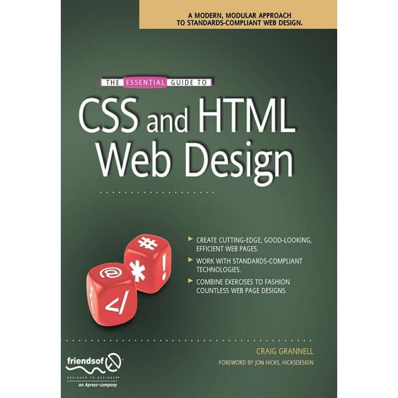 The Essential Guide to CSS and HTML Web Design, (Paperback)