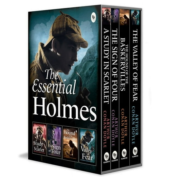 The Essential Holmes Boxed Set (a Study in Scarlet, the Sign of Four, the Hound of Baskervilles, and the Valley of Fear), (Paperback)