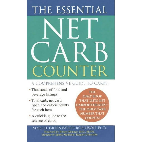 The Essential Net Carb Counter, (Paperback)