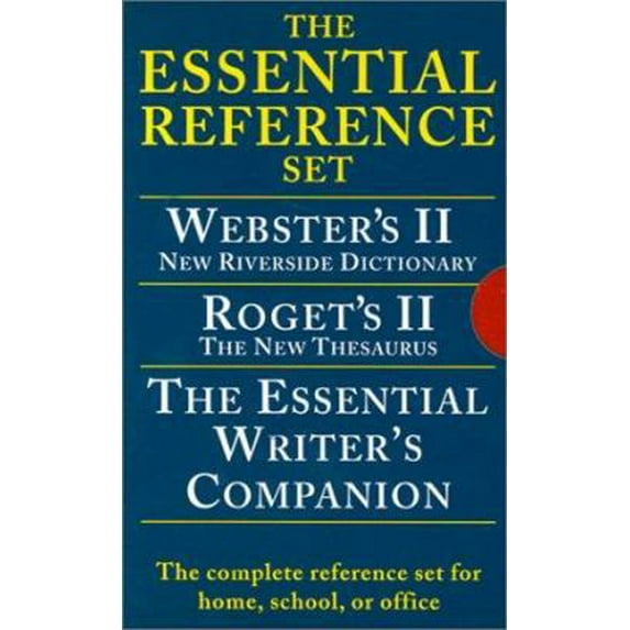 Pre-Owned Houghton Mifflin Essential Desk Reference Set, Paperback, 3-Book Set (0618952373) (Paperback) 0395718112 9780395718117