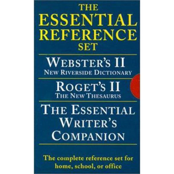 Pre-Owned Houghton Mifflin Essential Desk Reference Set, Paperback, 3-Book Set (0618952373) (Paperback) 0395718112 9780395718117