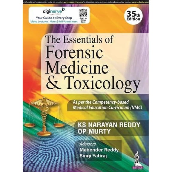 The Essentials of Forensic Medicine & Toxicology - Reddy, KS Narayan