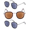thumbnail image 1 of "The Esteemed" 3 Pair of Reading Sunglasses (Non Bifocal) Full Lens Sun Readers - Silver/Tortoise - 2.50, 1 of 8