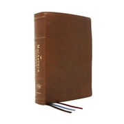 The Esv, MacArthur Study Bible, 2nd Edition, Premium Goatskin Leather, Brown, Premier Collection Unleashing Gods Truth, Hardcover