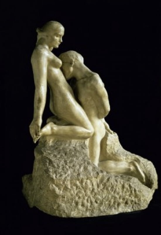 The Eternal Idol  (Eternelle Idole) 1889-1890  Auguste Rodin (1840-1917French)  Musee Rodin Paris Canvas Art - Auguste Rodin (24 x 36)