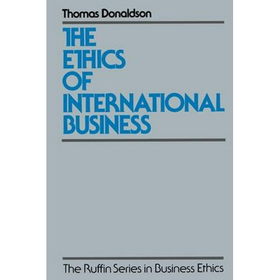 Pre-Owned The Ethics of International Business (Paperback) 0195074718 9780195074710