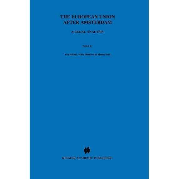 The European Union After Amsterdam, (Hardcover)
