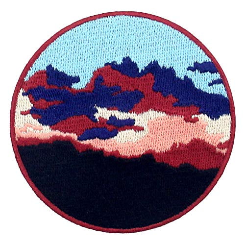 The Evening Sky Explore Outdoor Patch Embroidered Applique Iron On Sew On Emblem