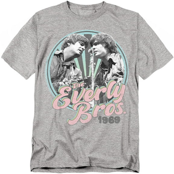 The Everly Brothers T-Shirt Guitars 1969 Unisex Graphic Tee for Men & Women