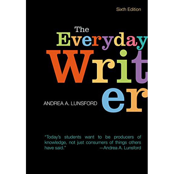 Pre-Owned The Everyday Writer, 9781457698477, 1457698471, Paperback, Sixth edition