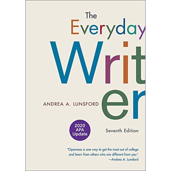 Pre-Owned The Everyday Writer with 2020 APA Update [Spiral-bound] Lunsford, Andrea A.