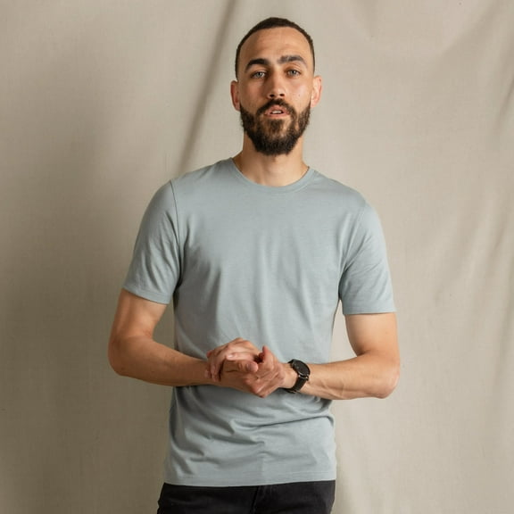 The Morning Haze - Shinesty Light Slate Blue Everyman T Shirt Small