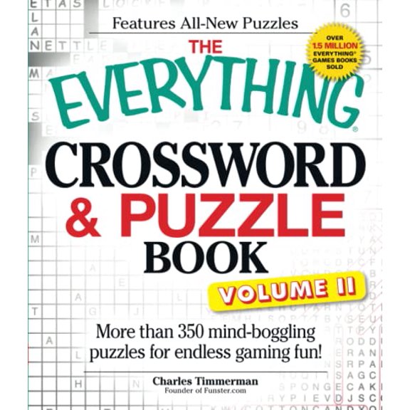 Pre-Owned The Everything Crossword and Puzzle Book Volume II: More than 350 mind-boggling puzzles for endless gaming fun!: 2 Paperback