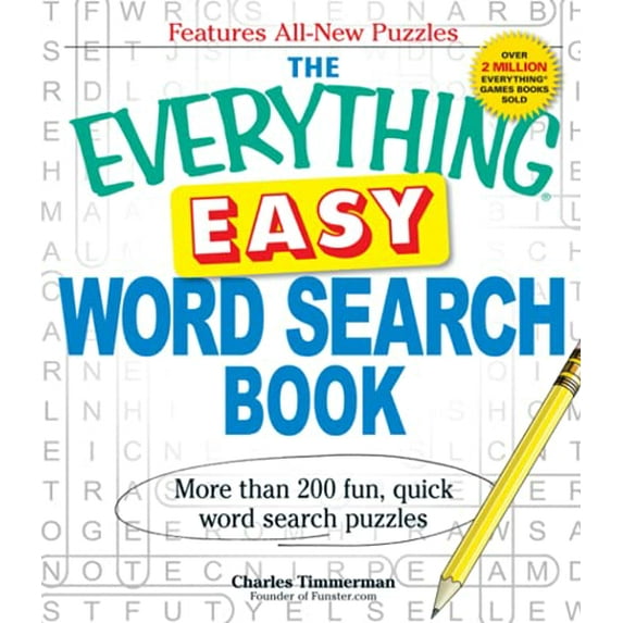 Pre-Owned The Everything Easy Word Search Book: More Than 200 Fun, Quick Word Search Puzzles (Paperback) 1440542686 9781440542688
