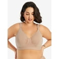 thumbnail image 1 of Leading Lady, The Evie, Unpadded Wireless Bra, Medium Support, Breathable Cotton Bra, Padded Straps, Comfort Bra (Women's & Women's Plus), 1 of 7