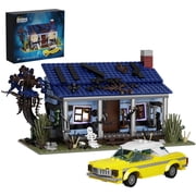 Evil Dead House Building Block Sets with Car Halloween Horror Series Medieval Haunted House Gift for Fans Adults Kids 639Pcs