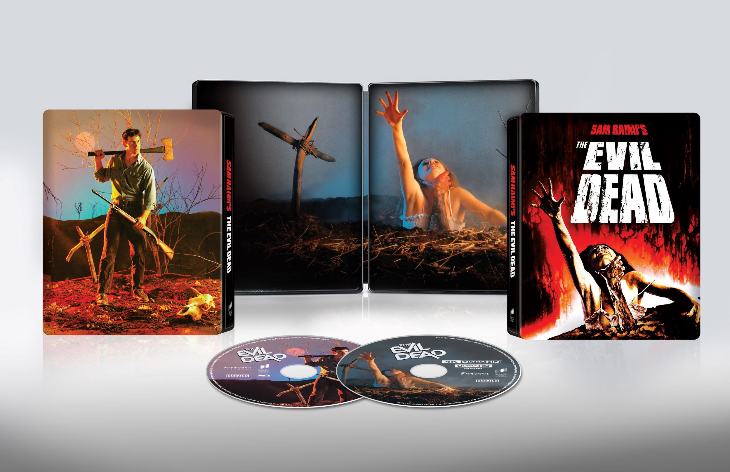 The Evil Dead (Steelbook) (4K Ultra HD + Blu-ray +Digital Copy) Sony Pictures, Horror