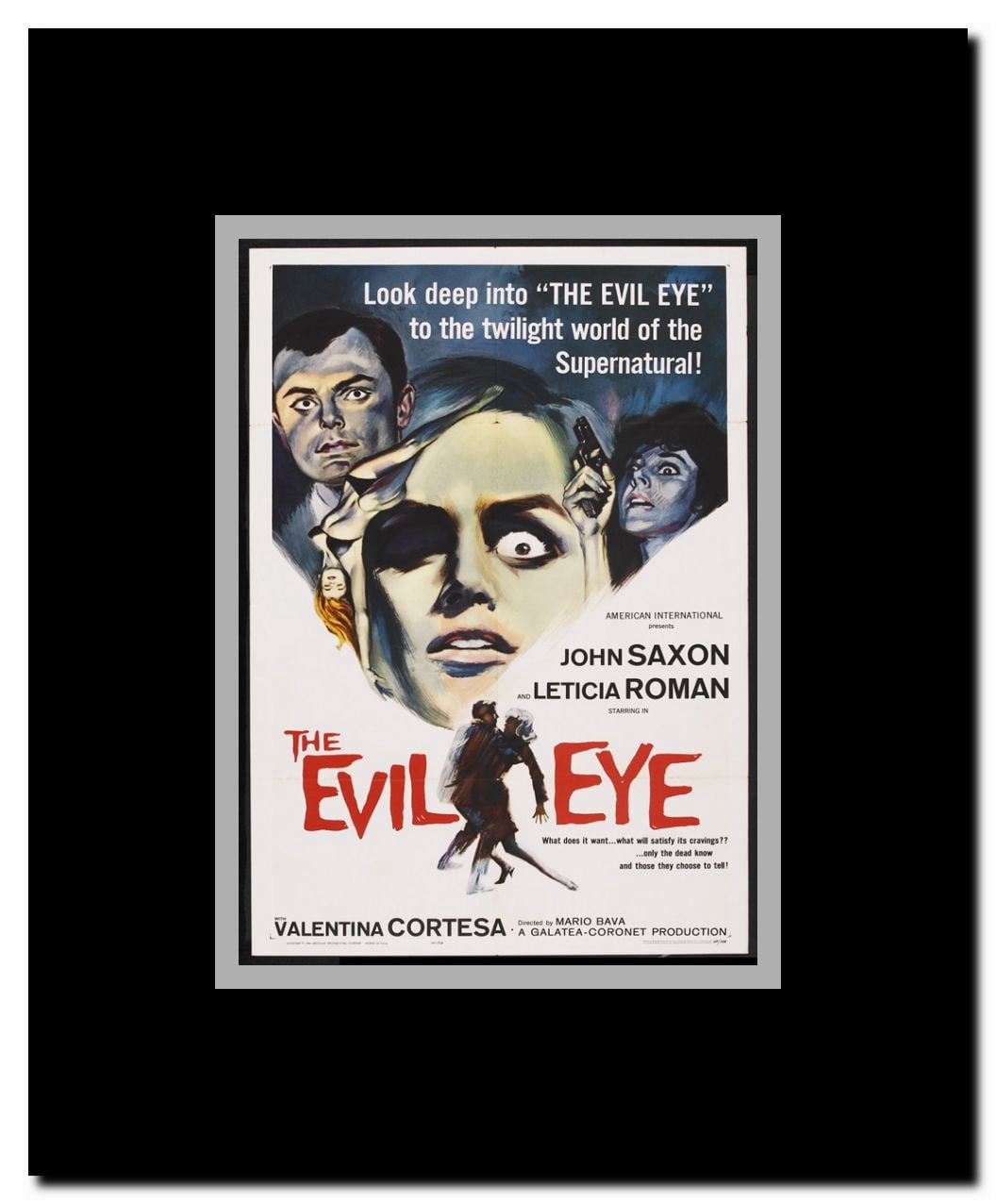 The Evil Eye Framed Movie Poster