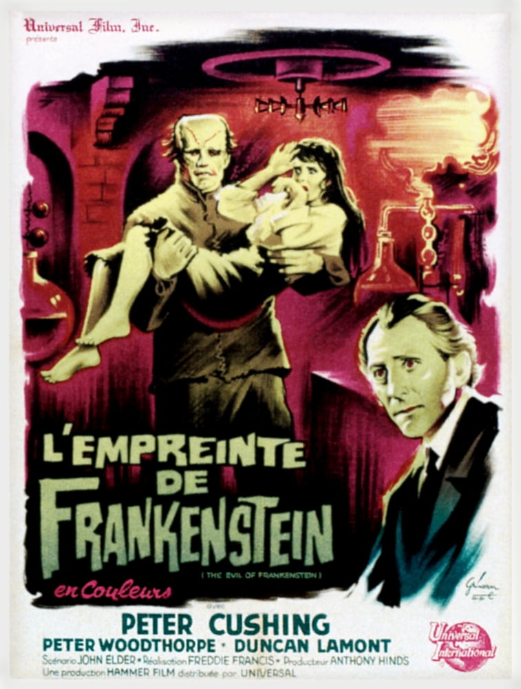 The Evil Of Frankenstein Canvas Art -  (24 x 36)