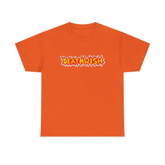 The Evil One Deathwish 2000s Skateboard Dixon Greco Vintage Classic TShirt Print - Orange / 2XL
