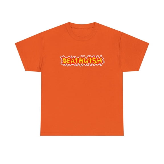 The Evil One Deathwish 2000s Skateboard Dixon Greco Vintage Classic TShirt Print - Orange / XL