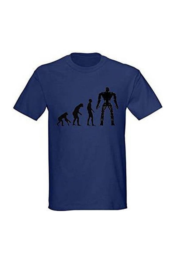 The Evolution of Terminator T-Shirt Navy X-Large