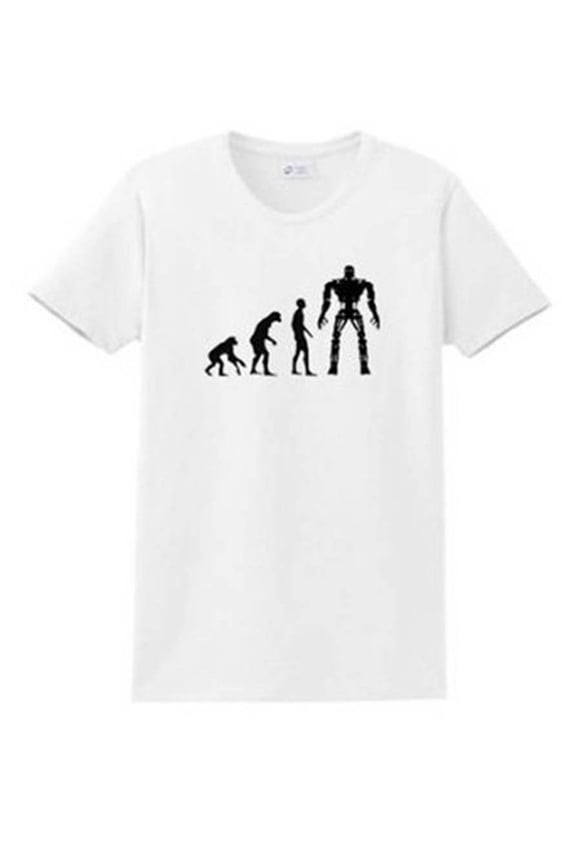 The Evolution of Terminator T-Shirt White X-Large