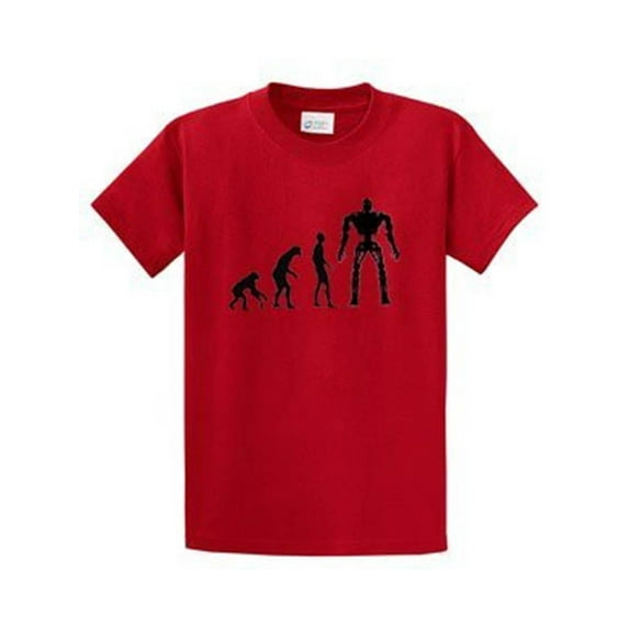 The Evolution of Terminator T-Shirt red Medium