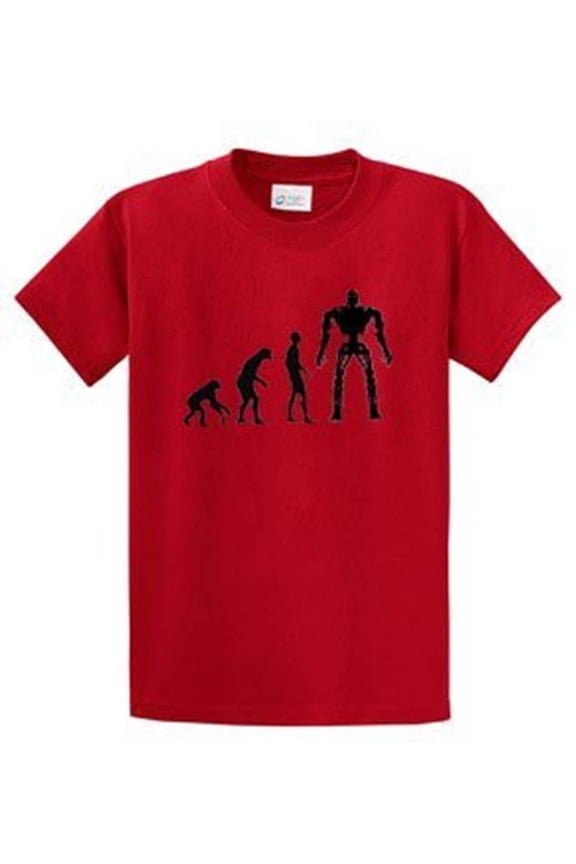 The Evolution of Terminator T-Shirt red X-Large
